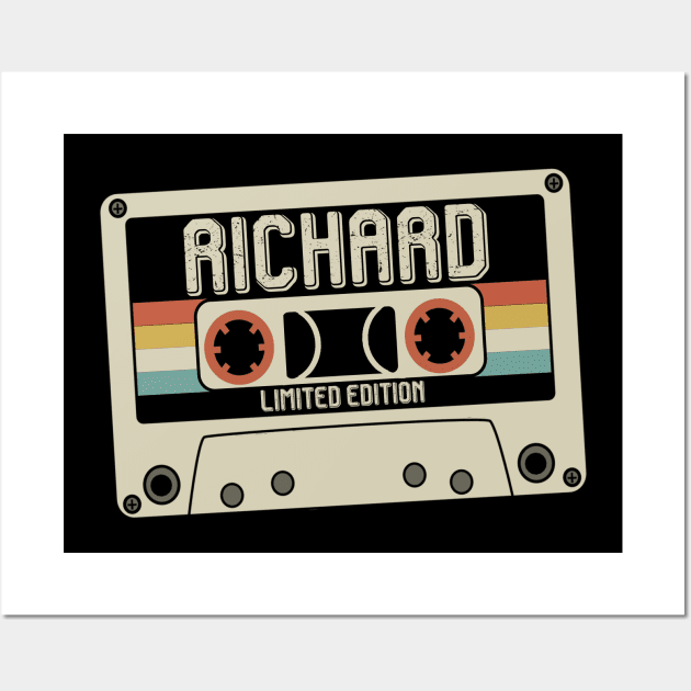 Richard - Limited Edition - Vintage Style Wall Art by Debbie Art